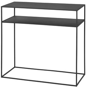 Consolle in metallo nero 35x85 cm Fera - Blomus