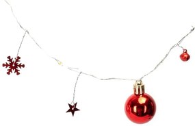 Aigostar - Catena luminosa LED di Natale 20×LED/3×AA 2 m bianco caldo