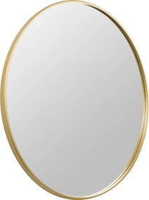 Specchio tondo dorato Ø 80 cm