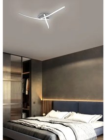 Brilagi - Plafoniera a LED STRIPES LED/24W/230V argento