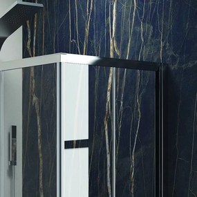 Box doccia 150x70 cm angolare cristallo trasparente anticalcare KF1000 - KAMALU