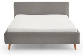Letto singolo imbottito grigio rete non inclusa 120x200 cm Mattis – Meise Möbel