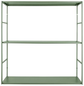 Scaffale in metallo a castello verde 60 cm Level - PT LIVING