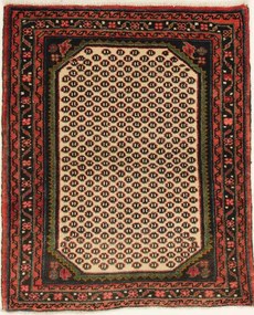 Hamedan Tappeto persiano 70x90 Beige (Iran) Annodato A Mano