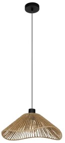 Eglo 44072 - Lampadario a sospensione con filo LAVISTER 1xE27/60W/230V marrone