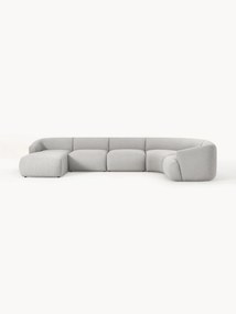 Divano angolare XL componibile in bouclé Sofia