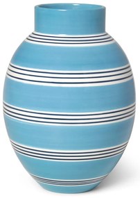 Vaso in ceramica blu dipinto a mano Omaggio - Kähler Design