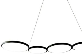 Lampadario LED a sospensione con filo OLYMPIA 5xLED/10W/230V nero