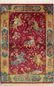 Ghom Tappeto persiano 150 x 100 (Iran) Annodato A Mano