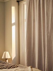 Tenda oscurante totale in lino con multibanda Melanie, larg. 135 cm