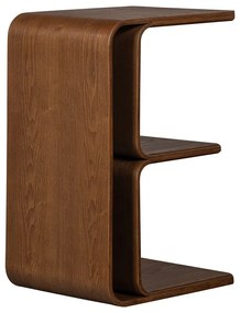 Tavolino con effetto noce 32x40 cm Frey – WOOOD