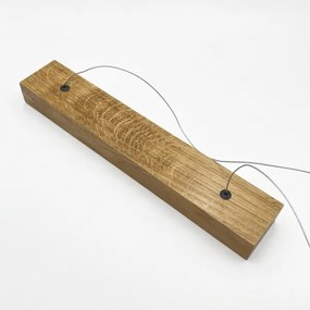 Lampadario LED a cavo VERDE LED/18W/230V 3000K 106 cm rovere