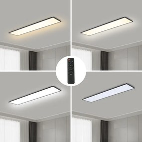 Brilagi - Luce LED dimmerabile SLIMFRAME LED/58W/230V 120x30 cm nero + +TC