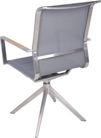 Sedia da giardino in metallo grigio Salida - Garden Pleasure