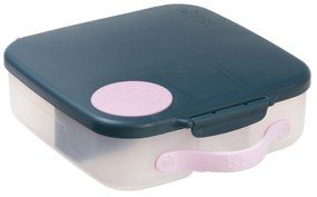 Box porta merenda grande – indaco/rosa