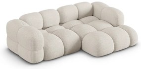 Divano angolare beige (con penisola a destra/con chaise lounge) Loretto – Cosmopolitan Design