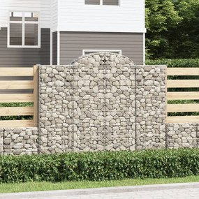 Cesti Gabbioni Ad Arco 4 Pz 200x30x160/180 Cm Ferro Zincato /