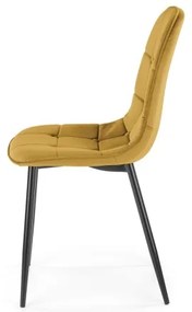 Sedia da pranzo KINDREL, 1 pz, gialla