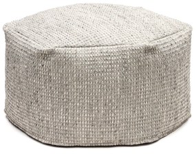 Kave Home - Pouf Almadraba 100% PET grigio 60 x 50 cm