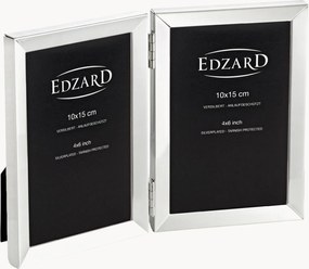 Cornice portafoto doppia placcata in argento Livorno