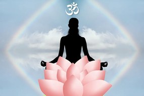 Carta da parati autoadesiva – Esercizio meditativo
