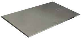 Piatto doccia in resina Strato crema L 100 x L 90 x H 2.4 cm opaco effetto pietra