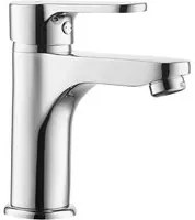 Miscelatore lavabo cromato con piletta serie Paco