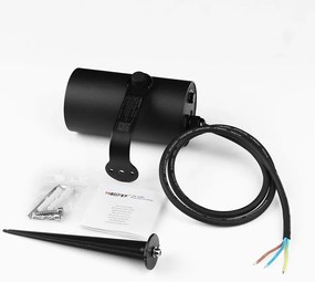 Faretto da Giardino 12W RGB+CCT IP66 con Picchetto Dimmerabile Colore RGB+CCT