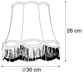Paralume in tessuto crema 30 cm - Granny