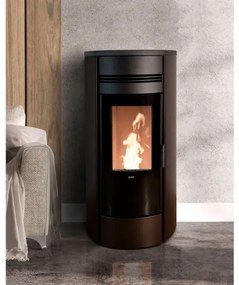 Termostufa A Pellet Idro Style 180s Matt Black Klover 5 Stelle (PREZZO TRATTABILE)