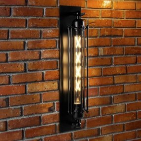 Applique RETRO 1xE27/20W/230V nero