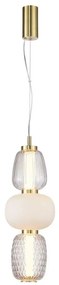 Lampadario LED a sospensione con filo CARO LED/28W/230V oro