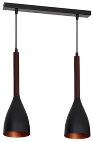 Lampadario a sospensione con filo MUZA 2xE27/60W/230V