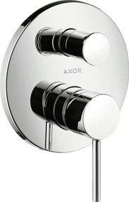 Set Esterno tondo Miscelatore doccia a muro senza parte incasso Cromo Hansgrohe Starck 10416000