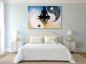 Quadro su tela – Yoga del Jin e Jang