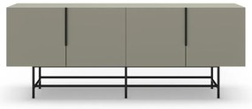 Cassettiera bassa grigio-verde 200x77,5 cm Eldia - Marckeric