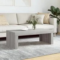 Tavolino da Salotto Grigio Sonoma 102x50x36cm Legno Multistrato 823372