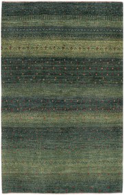 Loribaft Tappeto 200x130 Verde (Iran) Annodato A Mano
