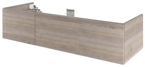 Mobile da bagno sotto lavabo SENSEA Neo lucido L 135 x H 32 x P 48 cm 1 cassetto, lavabo non incluso