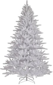 Albero di Natale artificiale innevato Finland Bianco H 210 cm x Ø 139 cm