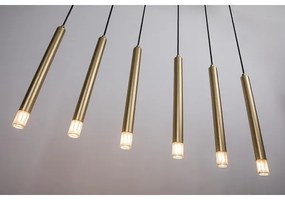 Rabalux 72363 - Lampadario a sospensione con filo RAMIRA 6xG9/5W/230V oro