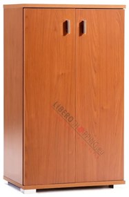 Mobile scarpiera in legno a due ante 53x33xH91 CILIEGIO