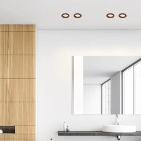 Faretto LED WOODY SPOT 5,5W 230V 4000K ciliegio Ø10 cm