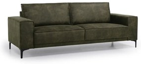 Divano in similpelle verde 224 cm Copenhagen - Scandic