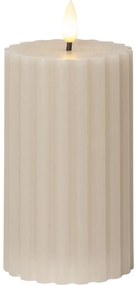 Candela LED (altezza 15 cm) Flamme Stripe - Star Trading