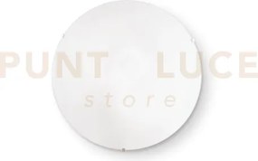 Simply plafoniera in vetro sabbiato 2 luci attacco e27 d.30cm