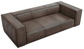 Divano in pelle marrone 227 cm Madame - Windsor &amp; Co Sofas