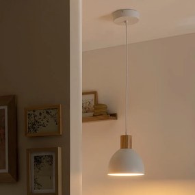 Lampadario Natura Venosa bianco E27 INSPIRE