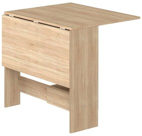 Tavolo da pranzo pieghevole in rovere 76x28 cm Papillon - TemaHome