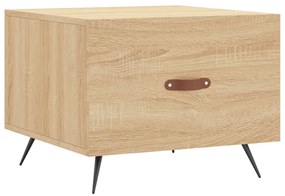 Tavolini salotto 2pz rovere sonoma 50x50x40cm legno multistrato